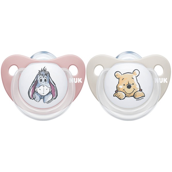 Продукт NUK DISNEY - Биберон залъгалка силикон 6-18 мес. 2бр + кутийка за съхранение и стерилизация в микровълнова - 0 - BG Hlapeta